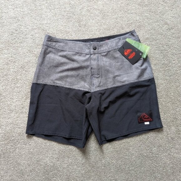Quicksilver Stranger Things Netflix swim shorts gray black men's 30 - Picture 1 of 14